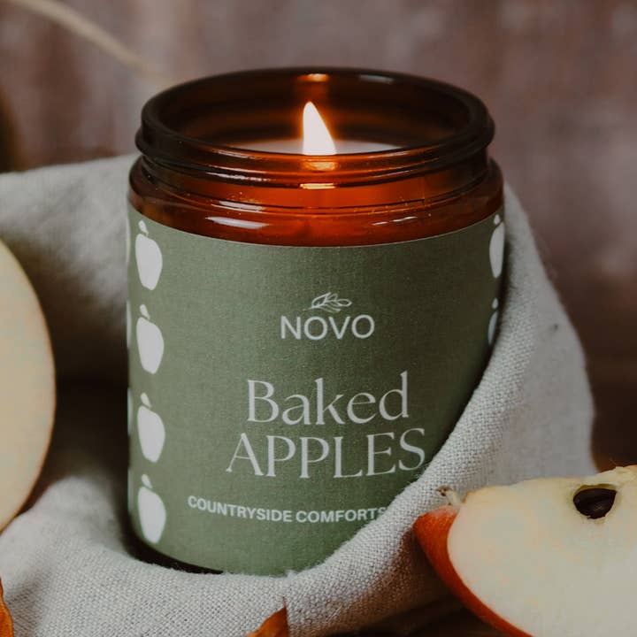 Baked Apples Candle for wholesale by Novo Candles