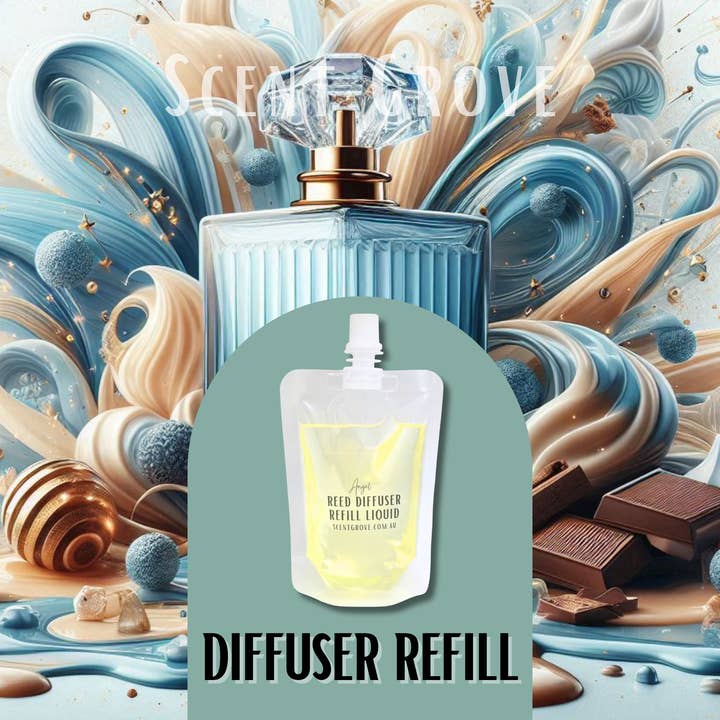 Angel Scented Diffuser Liquid Refill 100ml Clear Pouch for wholesale by Scent Grove