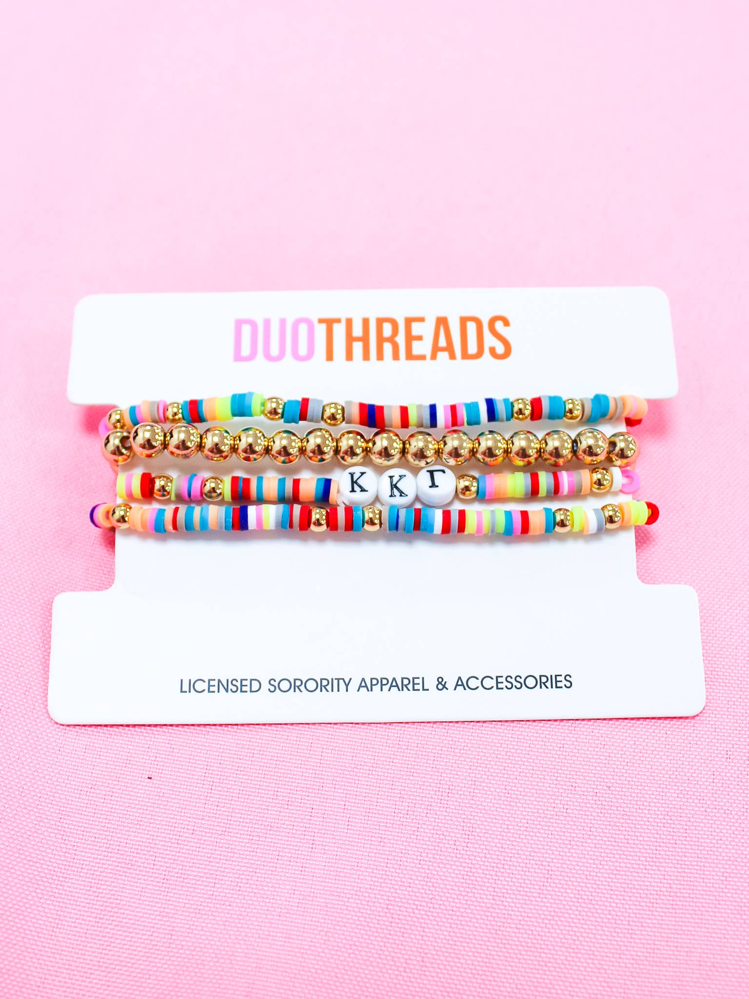 Duo Threads - Wholesale Jewelry Set - Miley Sorority Bracelet Stack16