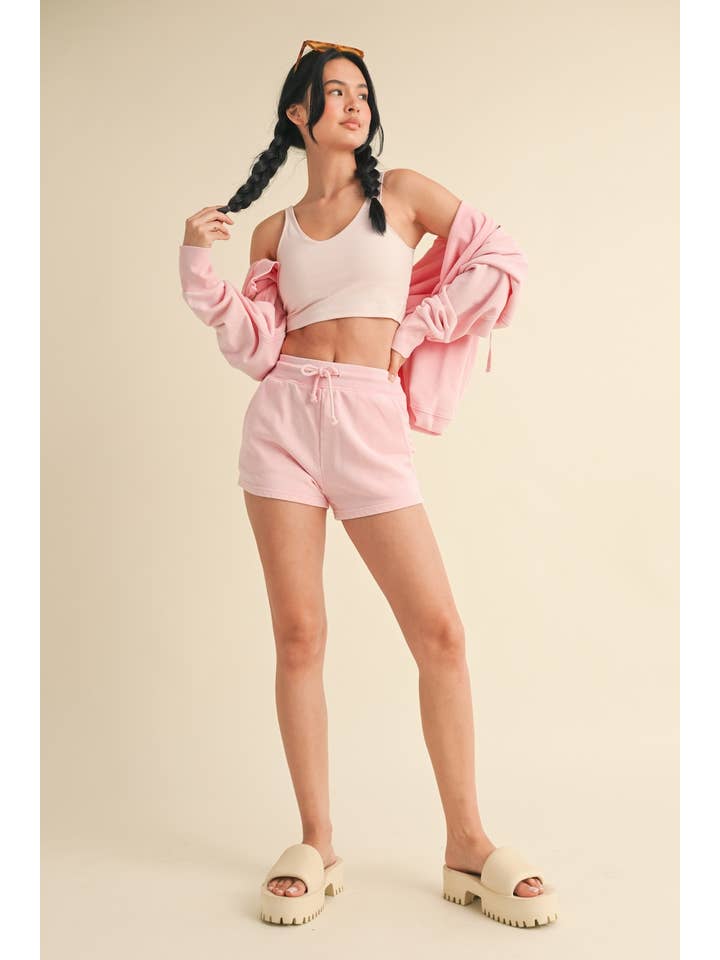 KIMBERLY C - Wholesale Korte broeken - Dames - Mineral Wash Shorts32