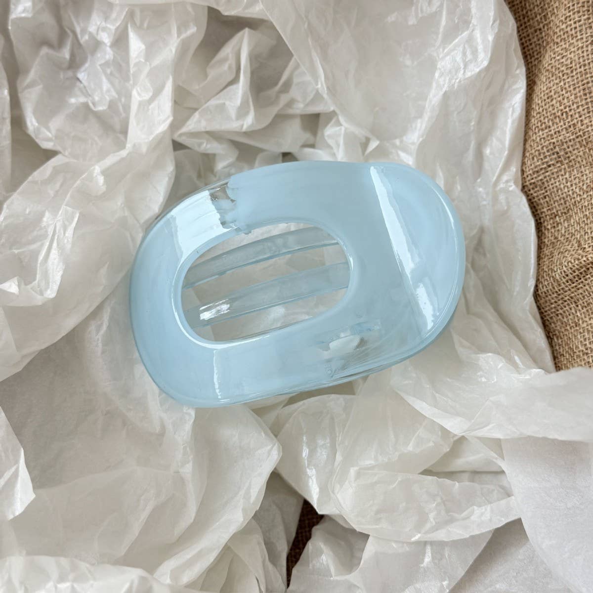 ACCITY - Wholesale Hair Clip - Women's - Abalone Flat Hair Claw Ponytail Clip Chic Style_CWAHA080523