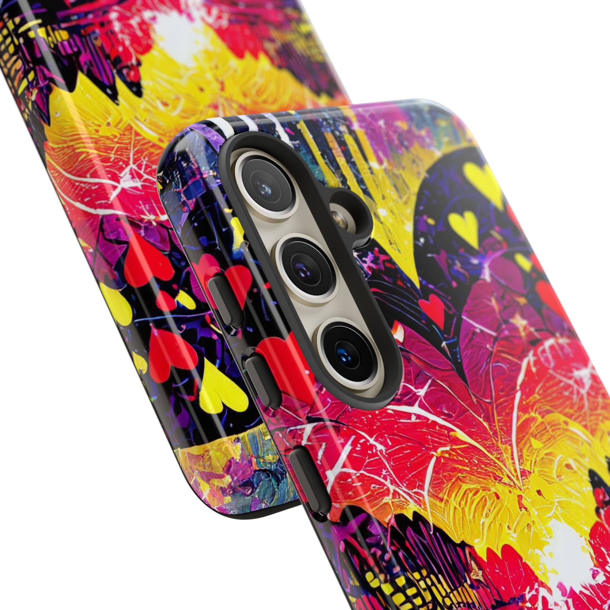 Studio 653 Clothing Co - Wholesale Phone Case - Women's - Vibrant Heart Sunset Tough Phone Case44