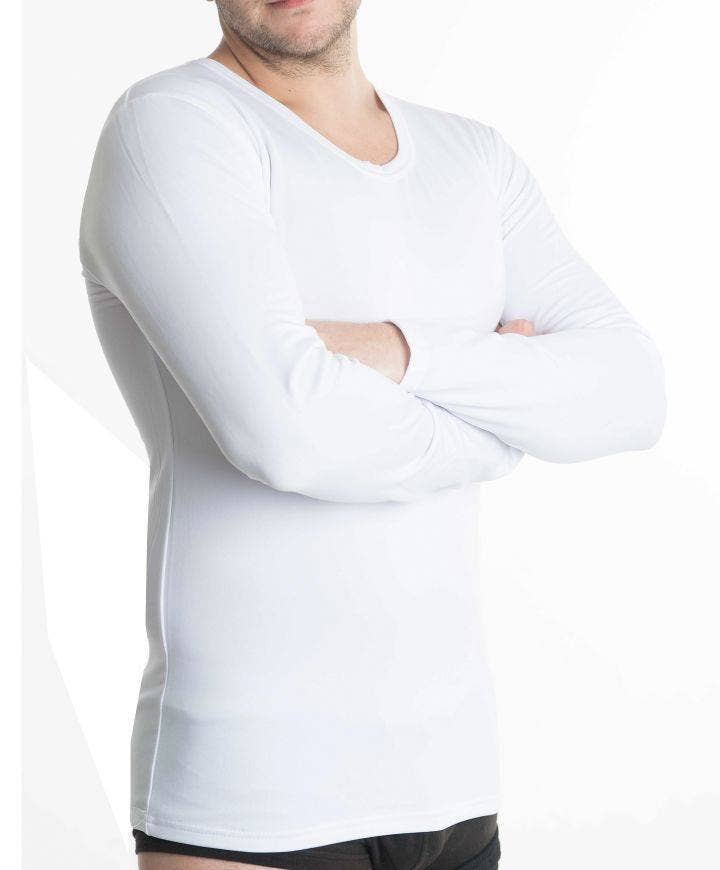 Anaissa - Vente T-shirt – homme - Sous-vêtement thermique doublé polaire Siberia