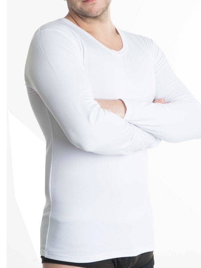 Anaissa - Vente T-shirt – homme - Sous-vêtement thermique doublé polaire Siberia0