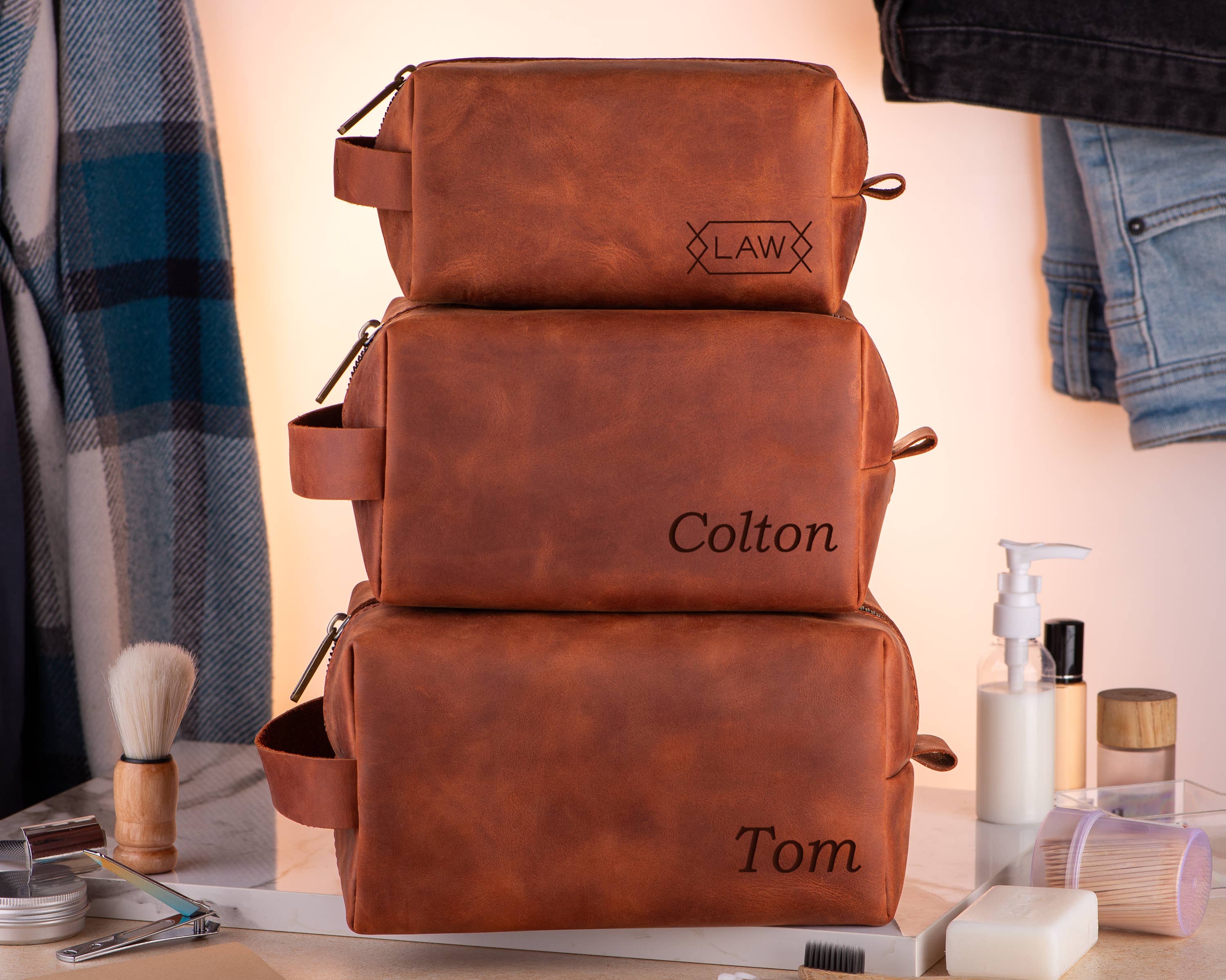 Viva Workshop - Wholesale Toiletry Bag - Men's - Leather Toiletry Bag7