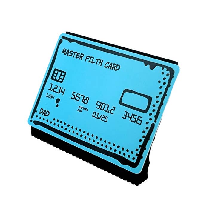 Everyday Objects - Wholesale Sink Strainer/Stopper - Swipe N Wipe Credit Card Kitchen Squeegee (Dad - Blue)3