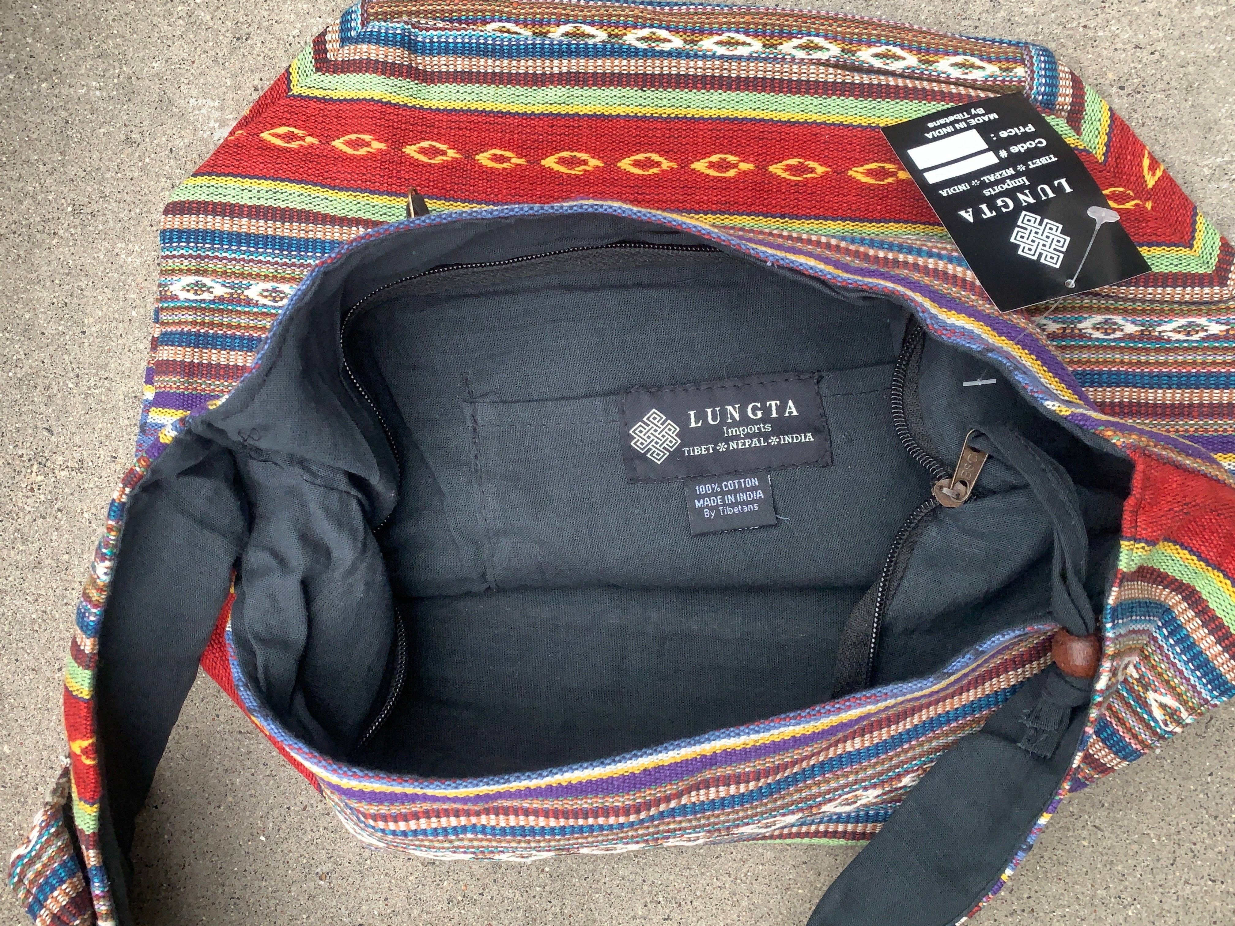 Lungta Imports - Wholesale Crossbody Bag - Women's - Handloom Hobo Bohemian Sling Crossbody Bag12