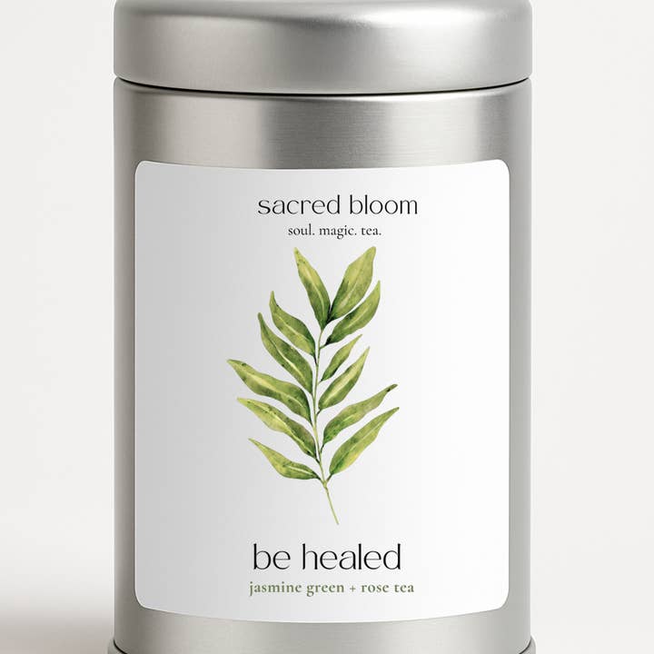 Be Healed: Jasmine Rose Loose Leaf Organic Tea for wholesale by Buffalo Gal