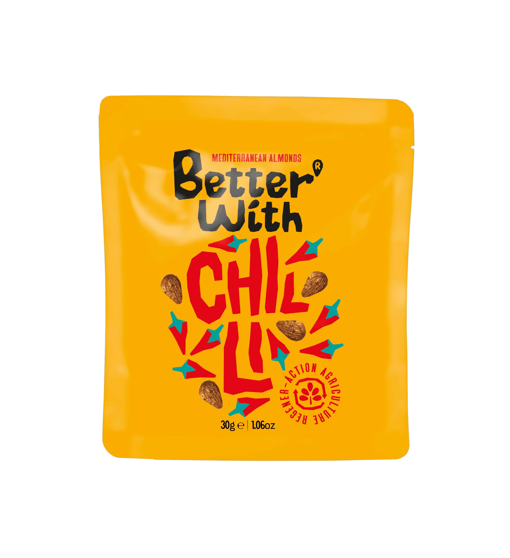 Better With Almonds - Venta al por mayor Frutos secos - Almendras con chili - 30 g