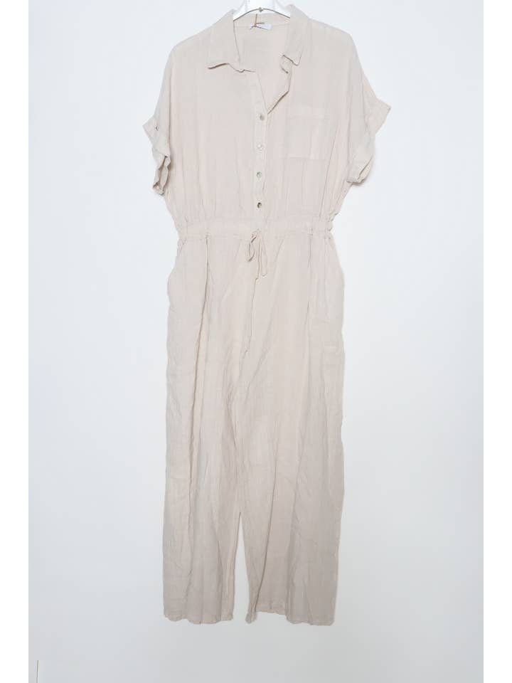 LÉA & LUC - Vendita all'ingrosso Tuta intera - Donna - Combinazione in 100% lino RIF.21902