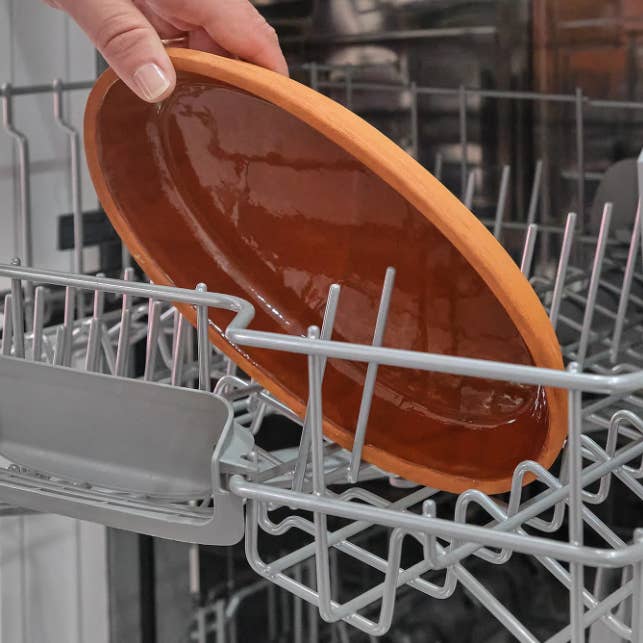 Hakan – Großhandel Backform – Ovale, glasierte Terrakotta-Tonpfanne für den Ofen, 4 Stück, 4,3 x 7,1 Zoll