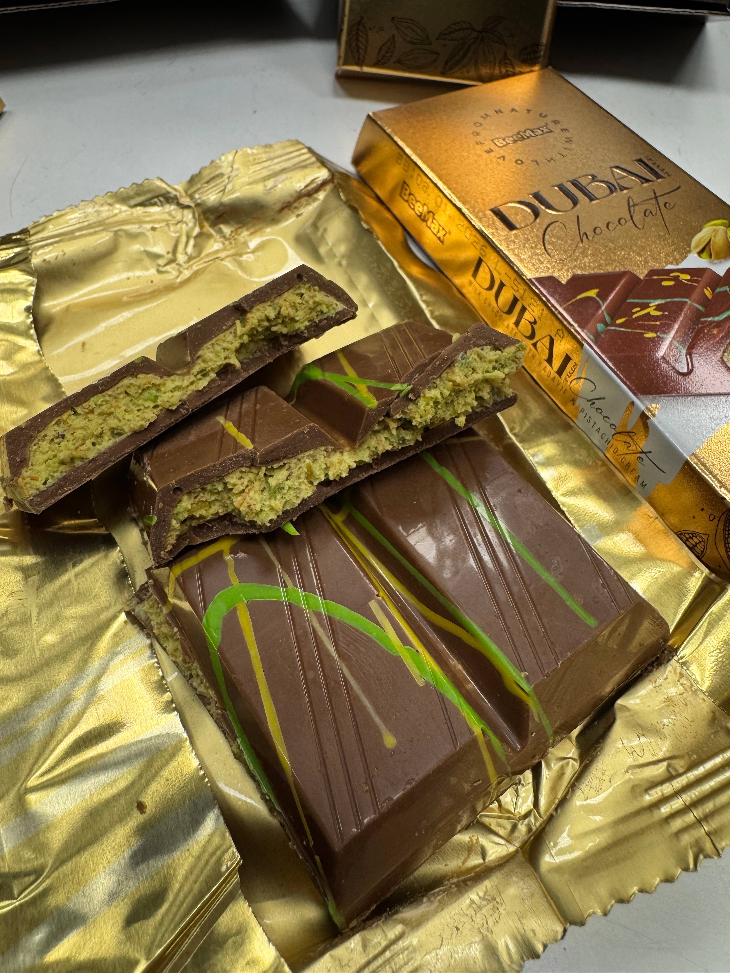 Beemax - Wholesale Chocolate Bar - Beemax Dubai Chocolate ( 3.36oz / 95 grams )2