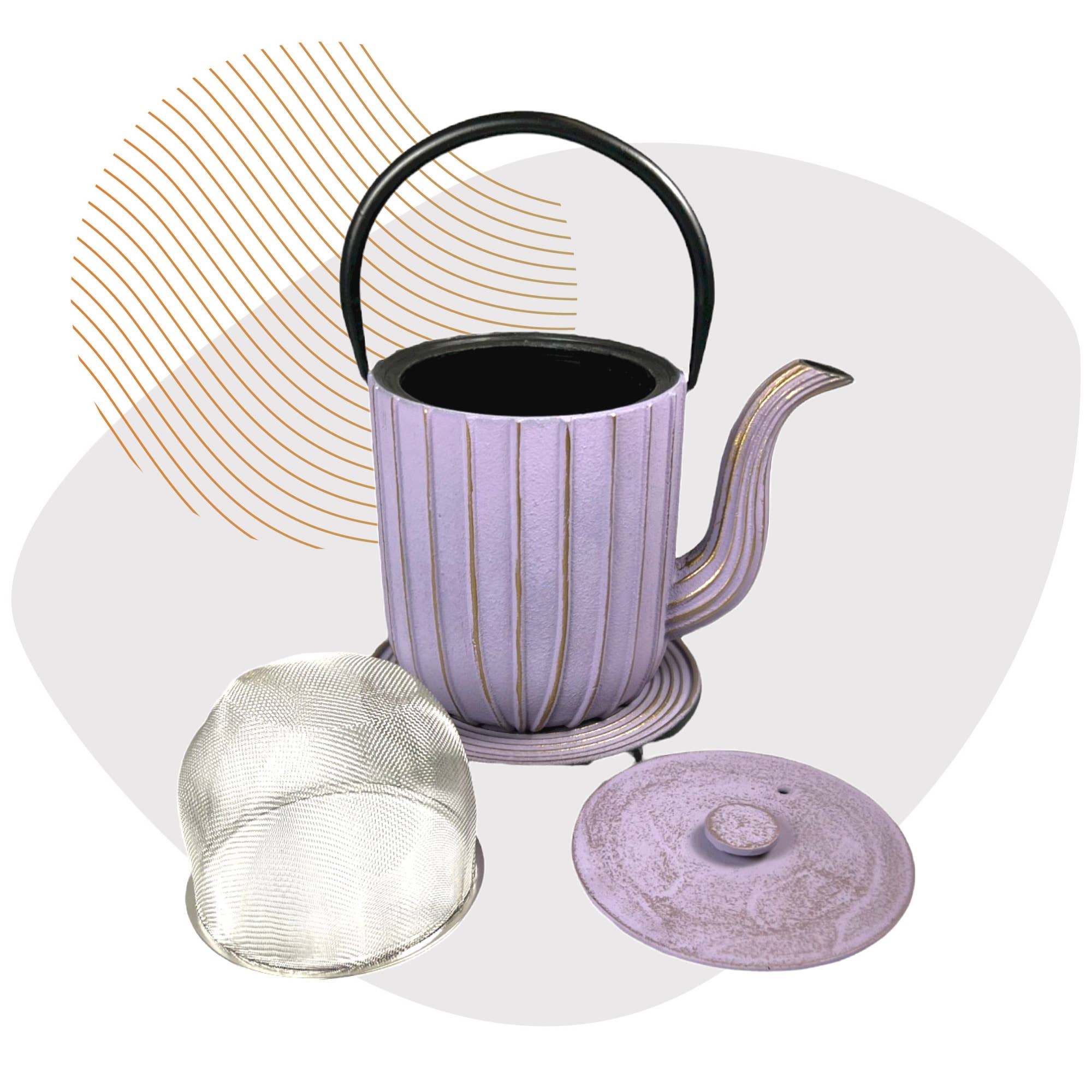 Ja-Unendlich - Wholesale Tea Pot - Mariage cast iron teapot, 1.0l cast iron teapot2