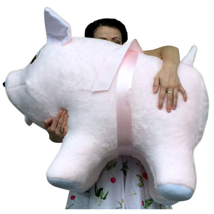 Big Plush - Wholesale Stuffed/Plush Toy - Kids & Baby - American Made Giant Stuffed Pink Pig 32 Inch Soft Big Plush