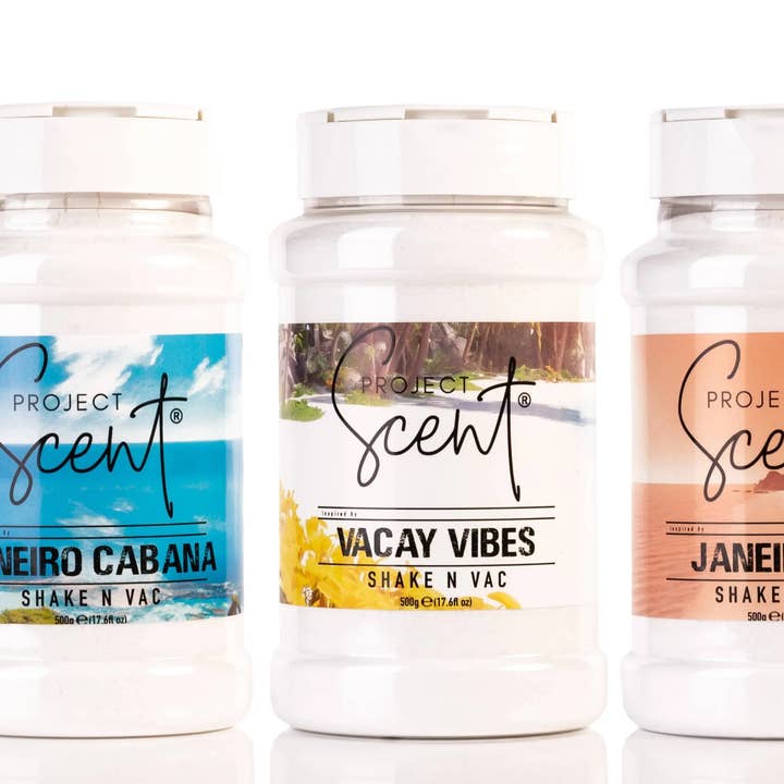 New Project Scent Shake N Vac 500g for wholesale by Project Scent