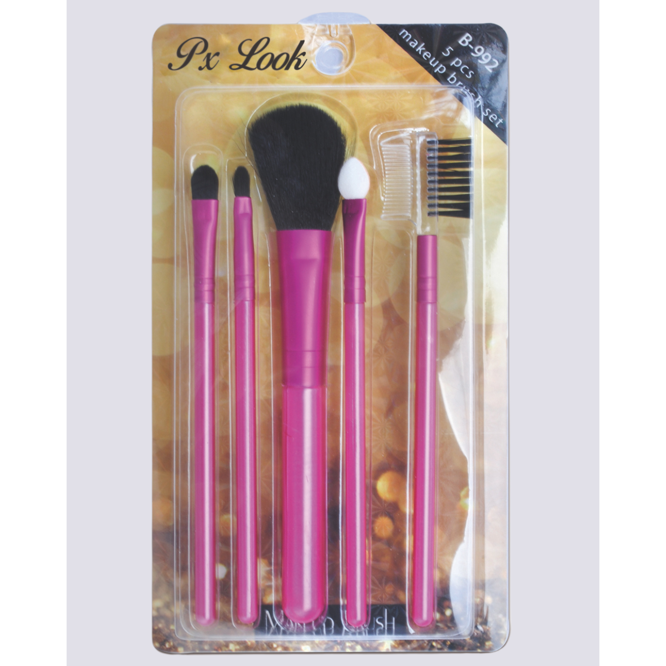 Efon International Corp. - Wholesale Makeup Brush Set - Makeup Brush - 5 Piece Essential Face & Eye Makeup Brush Set9