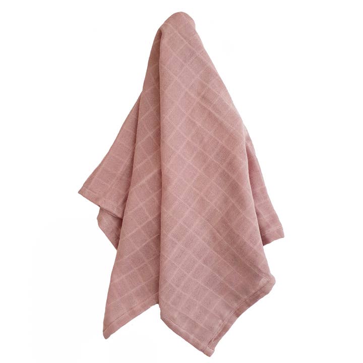 Summerville organic - Vente Lange – bébé - Couverture d'emmaillotage en mousseline bio mauve pâle1