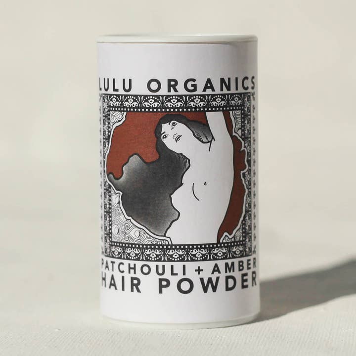 Patchouli and Amber Travel Size Powder Shampoo 1oz for wholesale by LULU ORGANICS