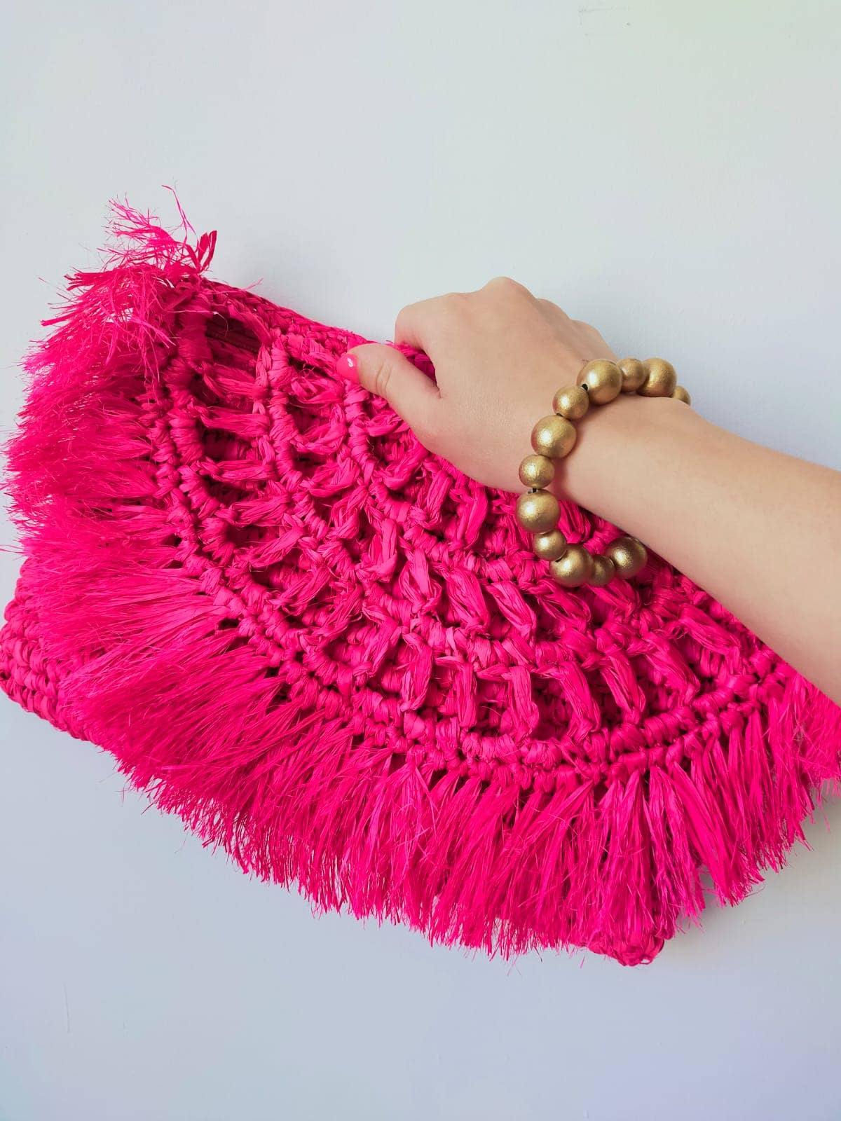 Bijondo – Großhandel Perlenarmband – Handgefertigtes elastisches Armband Holz Sagene Metallisch1