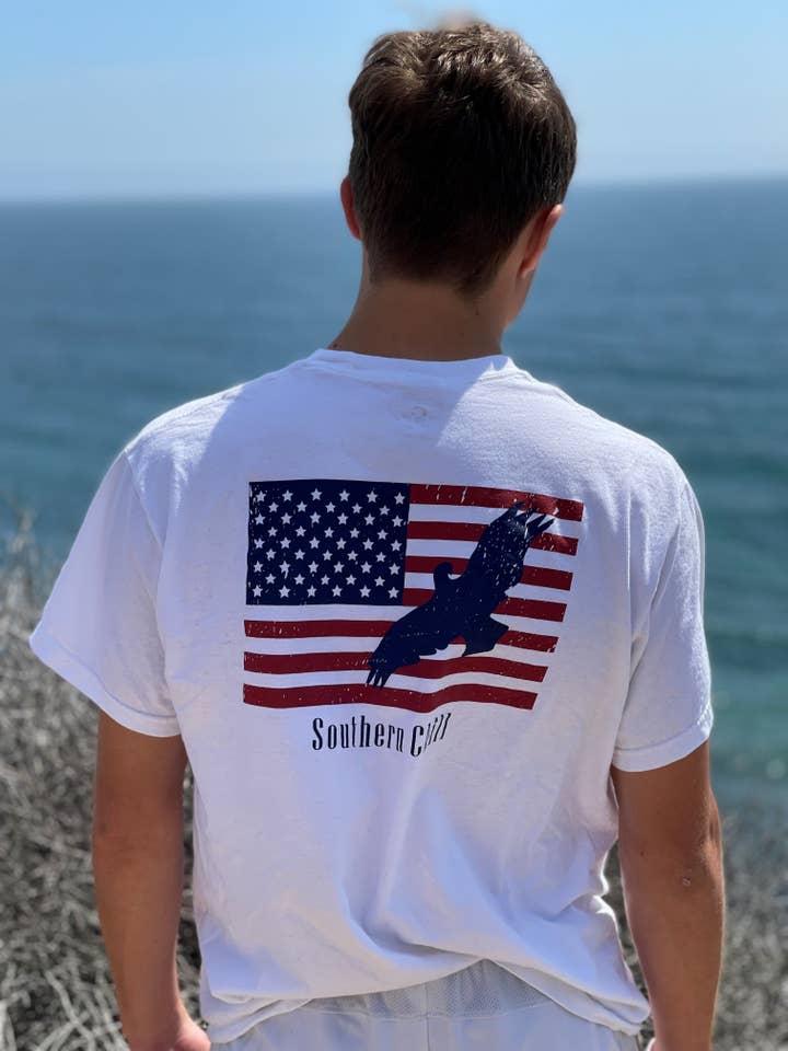 Let Freedom Soar Short Sleeve Tee for wholesale by Southern Chill