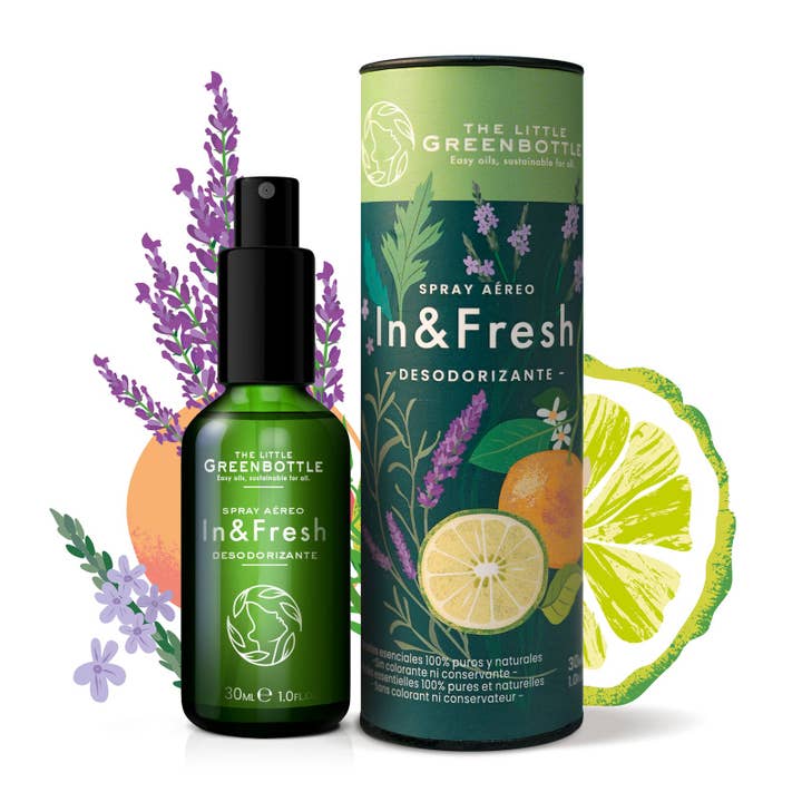 THE LITTLE GREEN BOTTLE - Vendita all'ingrosso Deodorante per ambienti - IN & FRESH Air Spray - Deodorante