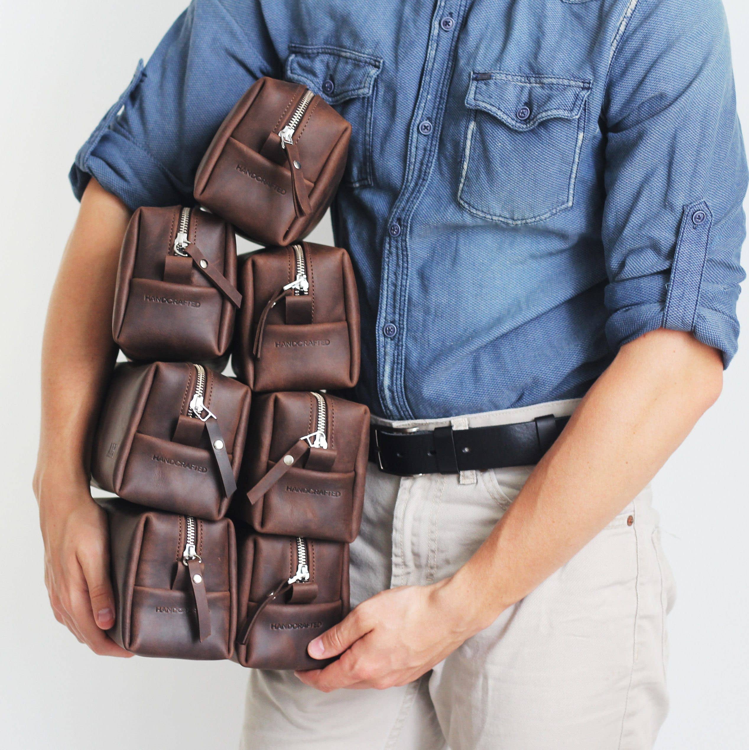 Pol Leather Studio - Wholesale Toilettas - Heren - Leren Toilettas voor Heren Gepersonaliseerde Leren Tas voor Mannen4