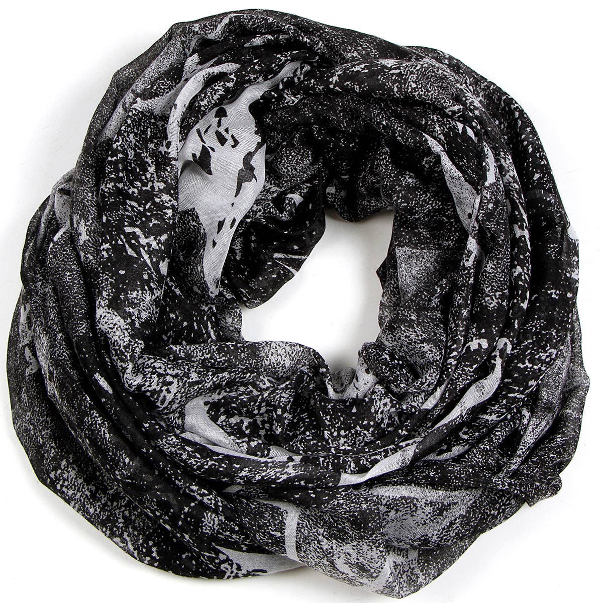 SERENITA - Wholesale Scarf - Women's - Infinity Scarf Print Lightweight Loop Scarf Summer Wrap5