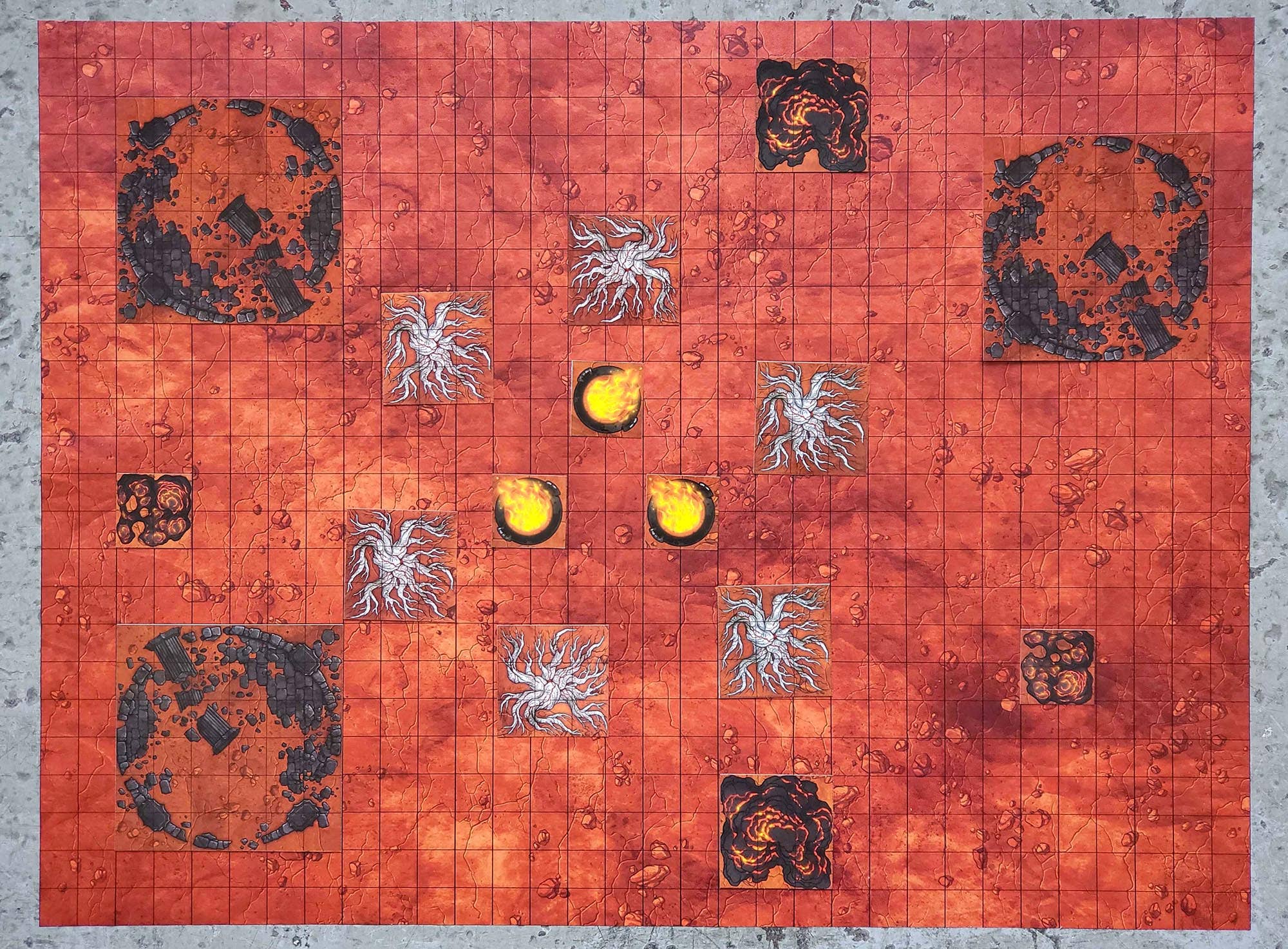 1985 Games – wholesale Board game – Dungeon Craft – Hell & High Water Book 2D Terrain for DnD7