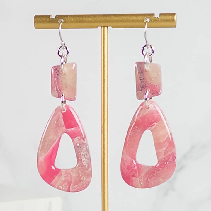 Hannah Clay Dangle Earrings for wholesale by Stunning Statements