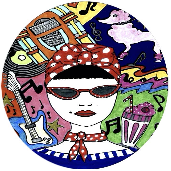 FunkyAdi - Wholesale Compact Mirror - Women and Icons Pocket Mirrors 10