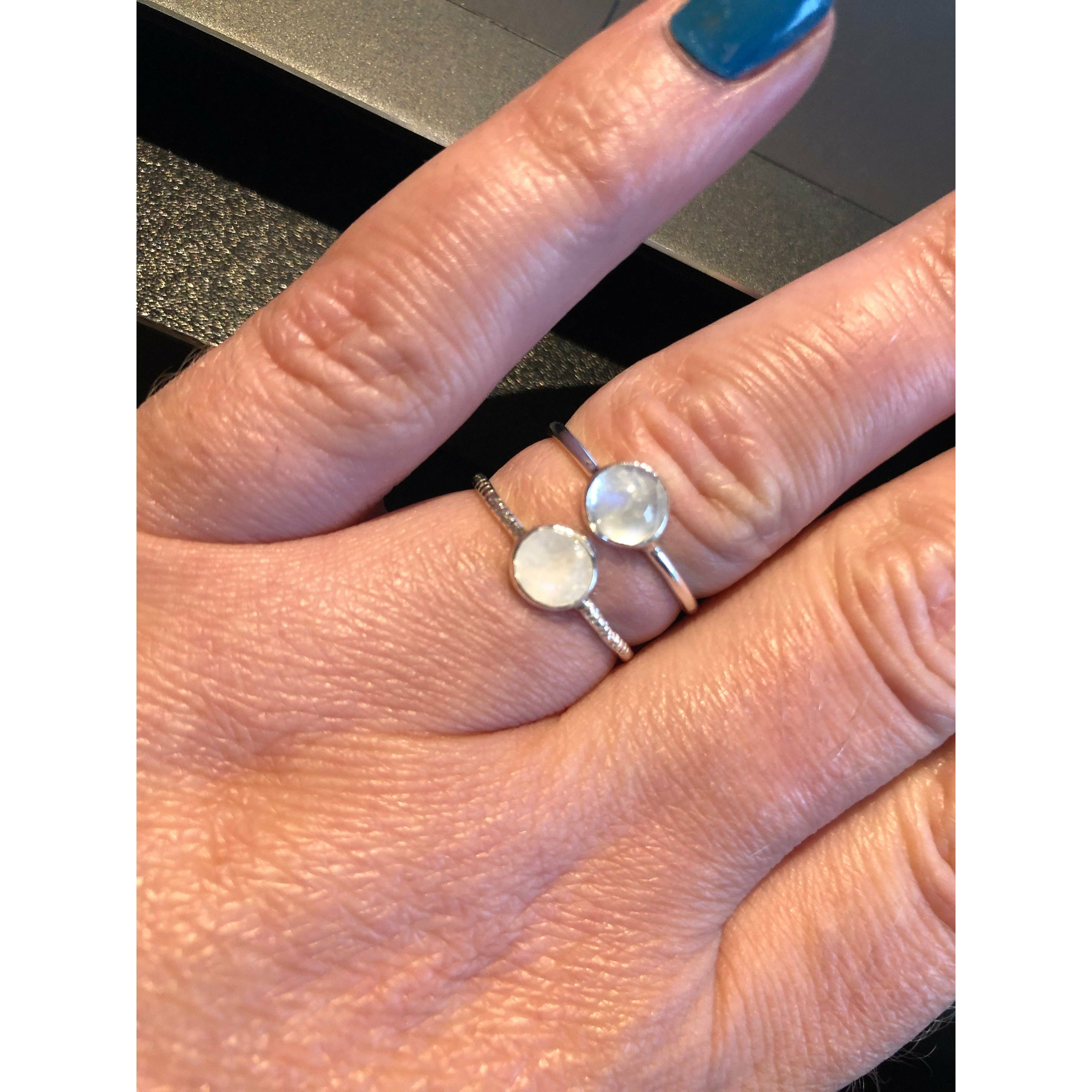 Nevermore Fine Jewelry - Vente Solitaire - Bague Moonstone4