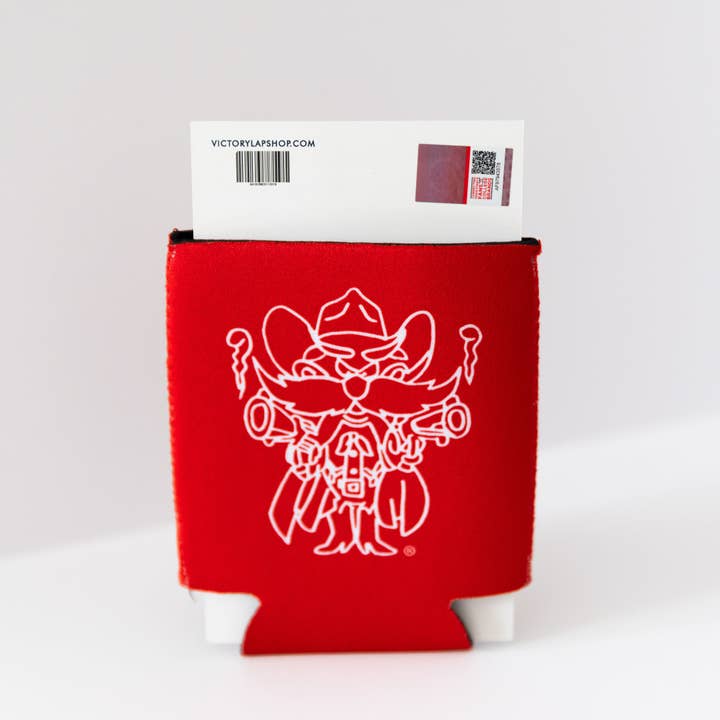 Victory Lap - Wholesale Drink Huggers & Koozies - Texas Tech Koozie - Red2