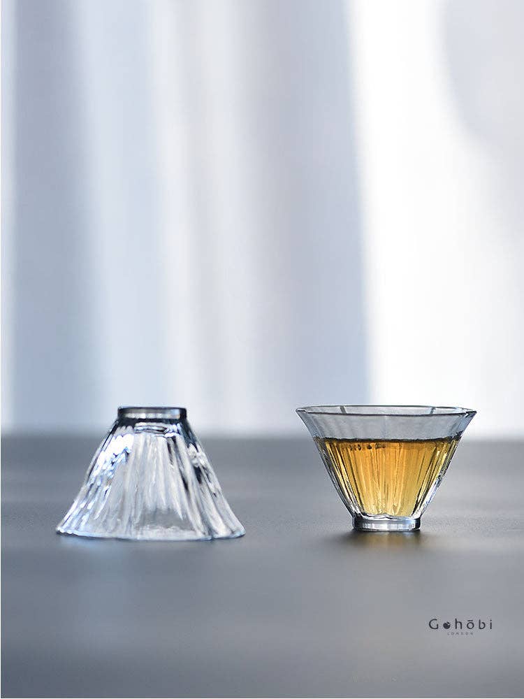 Gohobi （We cover U.S. import duties） - Venta al por mayor Taza de café/té - Taza de té de vidrio con diseño floral hecha a mano por Gohobi6