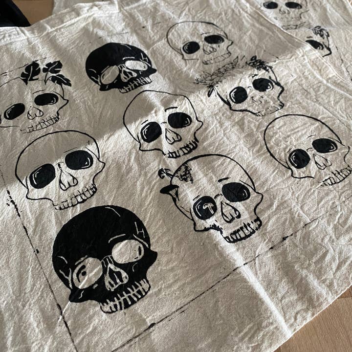 Jessi's Messes - Wholesale Tote Bag - Women's - Skulls Tote Bag4