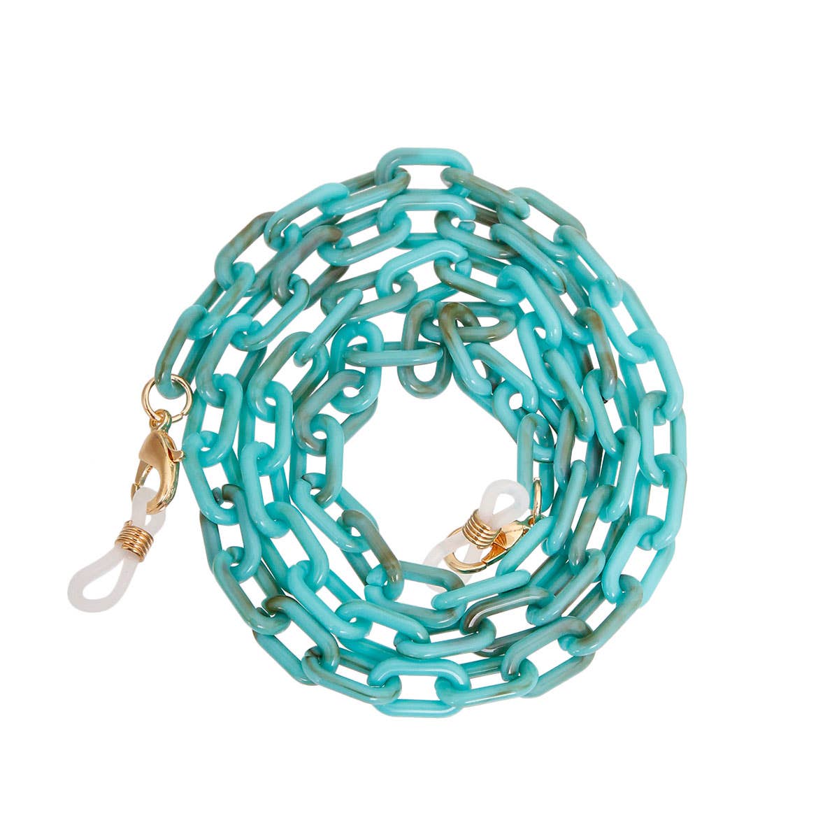 Blue Turquoise Link Sunglasses Chain for wholesale on Faire2