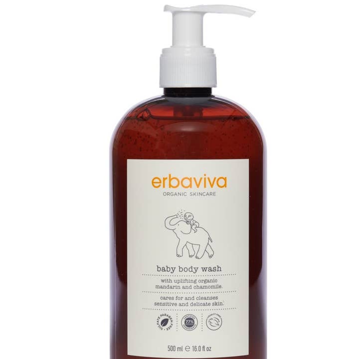 16 fl oz Baby Body Wash for wholesale by Erbaviva