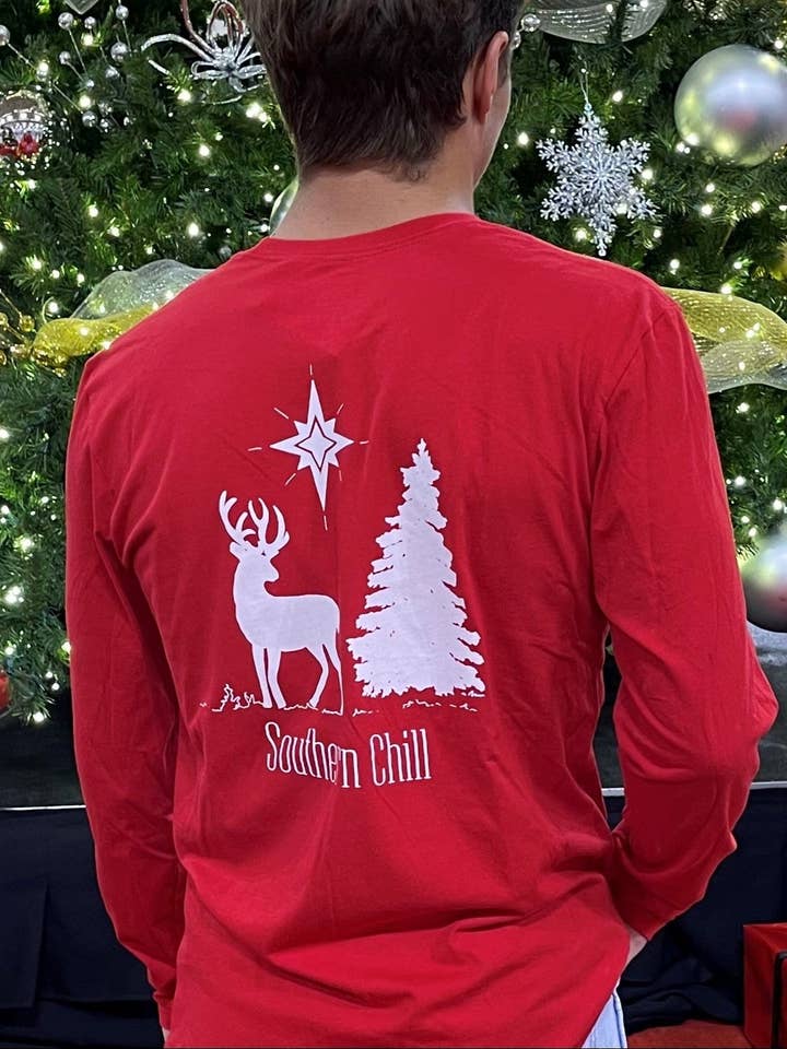 T-shirt à manches longues Deer in Starlight Classic pour la vente par Southern Chill