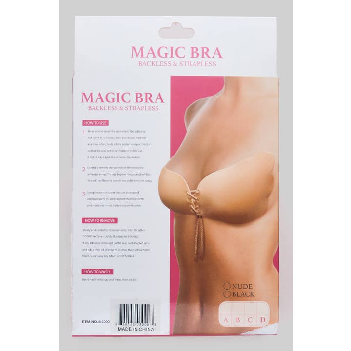 Girly - Wholesale Bra - Women's - PUSH UP MAGIC BRA BACKLESS AND STRAPLESS2