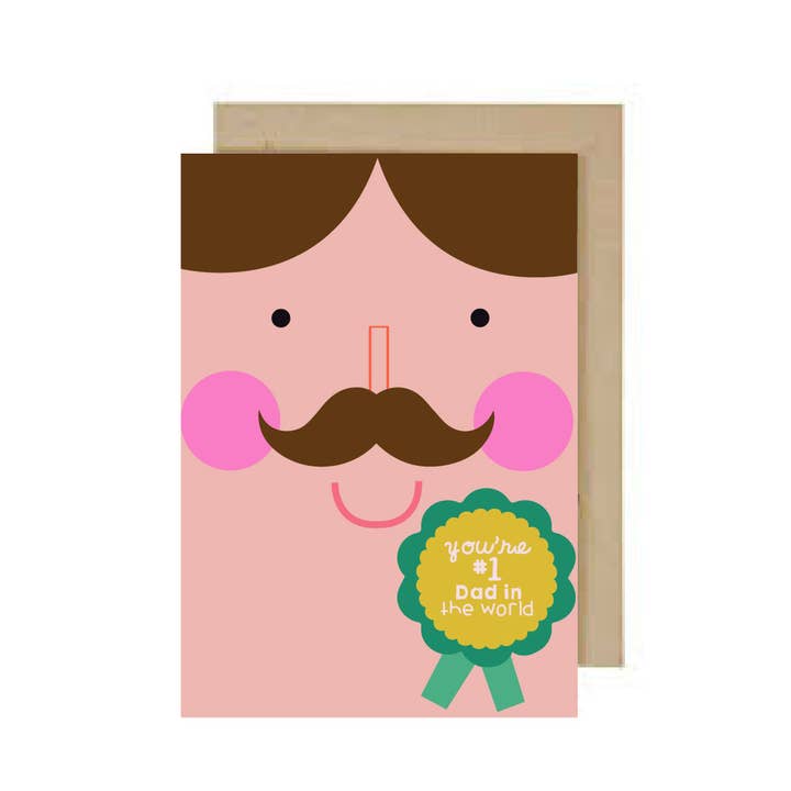 Bästa pappa någonsin gratulationskort - Fars dagskort för wholesale av karen thaco