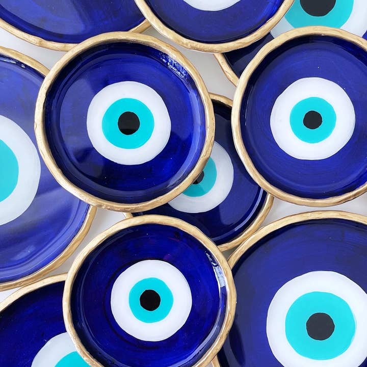 YFL Art & Home Decor - Wholesale Jewelry Dish - Evil Eye - Ring Dish
