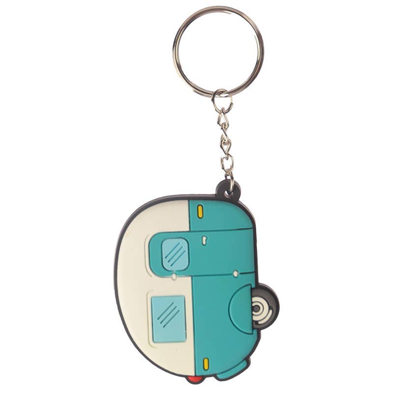 Puckator Ltd - Wholesale Keychain - Unisex - Home is Where You Park It Caravan PVC Keyring1