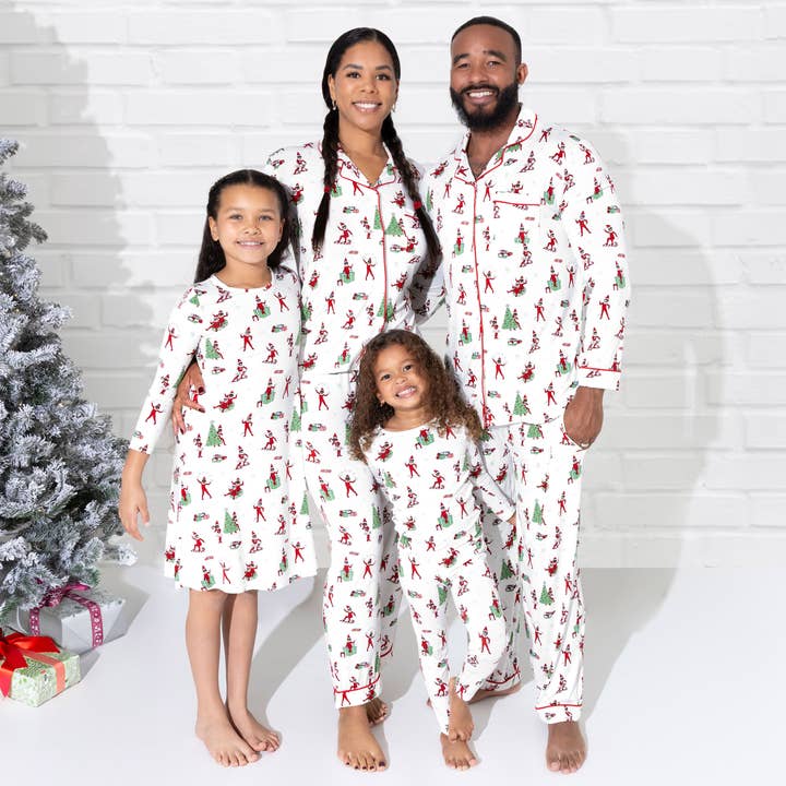 Bellabu Bear - Wholesale Sleepwear Set - Men's - The Elf on the Shelf Bamboo Men's Pajama Set