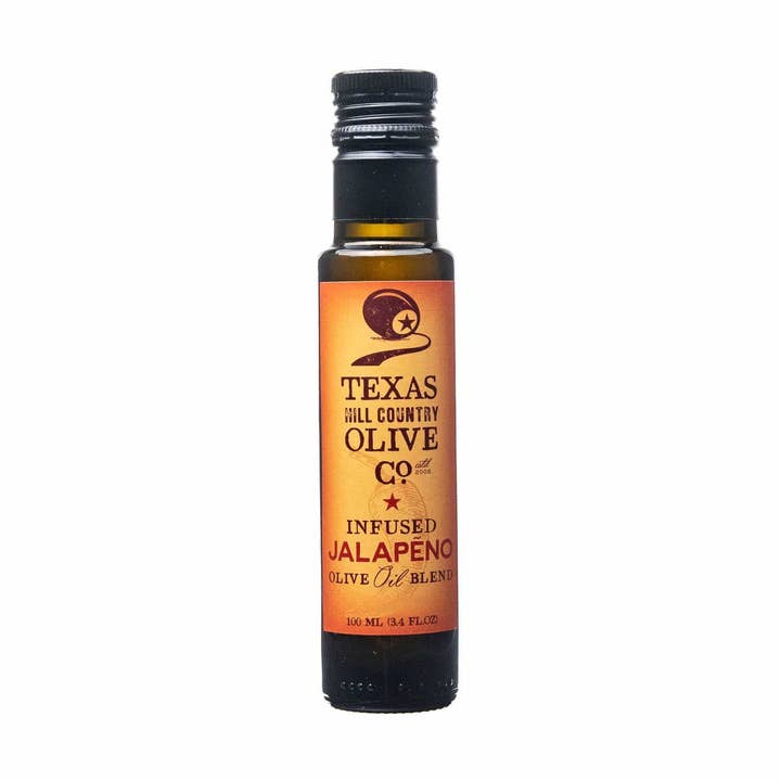 Jalapeno Infused Olive Oil - 100ml. for wholesale by Texas Hill Country Olive Co.