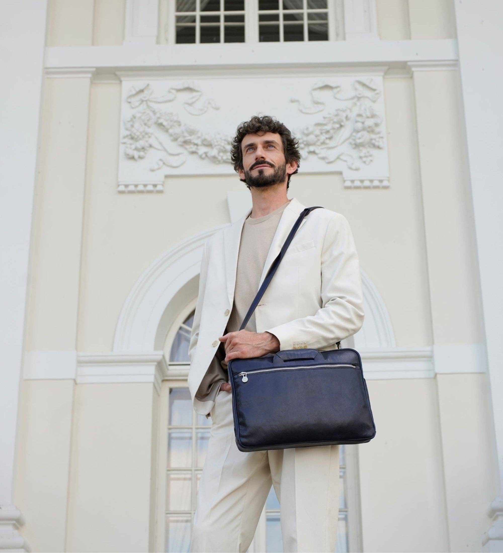 Time Resistance – wholesale Laptop bag – Unisex – Leather Briefcase Laptop Bag - Brave New World38