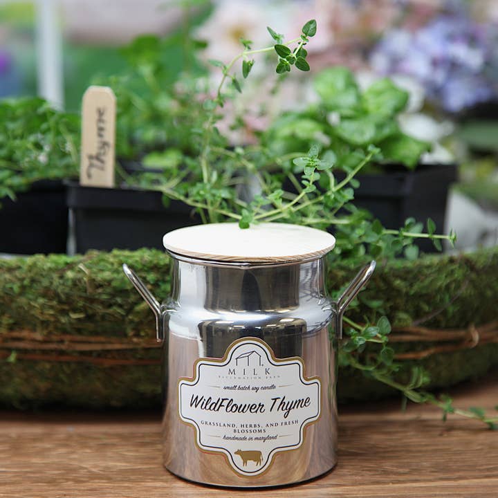 Milk Reclamation Barn - Wholesale Jar/Filled Candle - Stainless Milk Churn Candle - 12.5 oz9