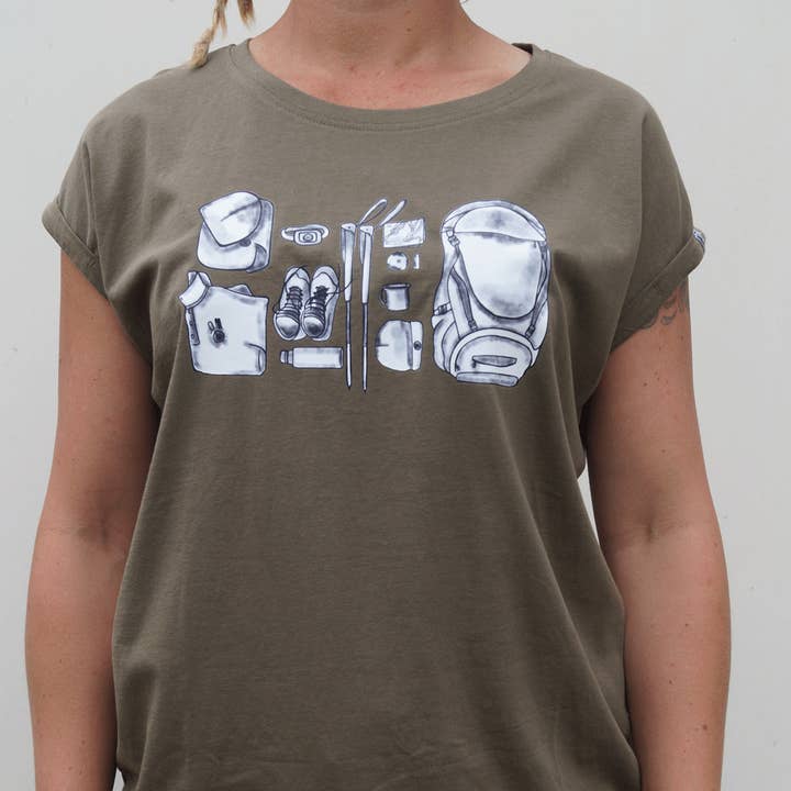 Women's t-shirt - Hiking bag for wholesale by Hot Savoie 74