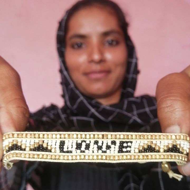 Love Is Project - Wholesale Beaded Bracelet - Custom Taj LOVE Bracelet - INDIA6