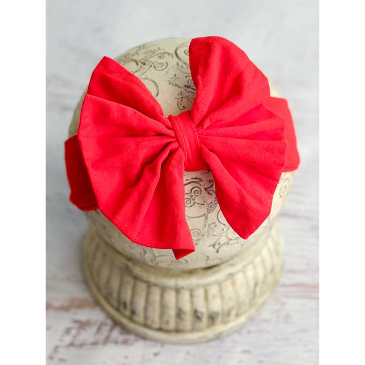 The Hair Bow Company - Wholesale Fashion Headband - Baby - Solid Fabric Bow Headband