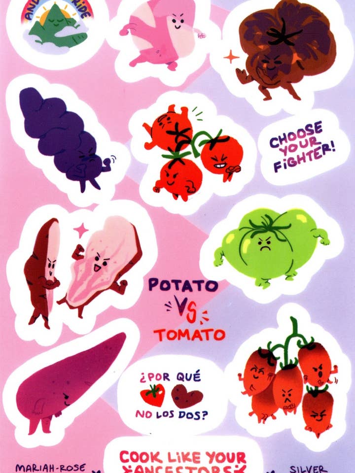 Stickervel koken zoals je voorouders van Mariah-Rose Marie voor wholesale door Silver Sprocket