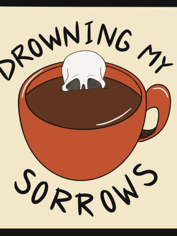 Noyer mon chagrin pour la vente par Courtney Licata Designs